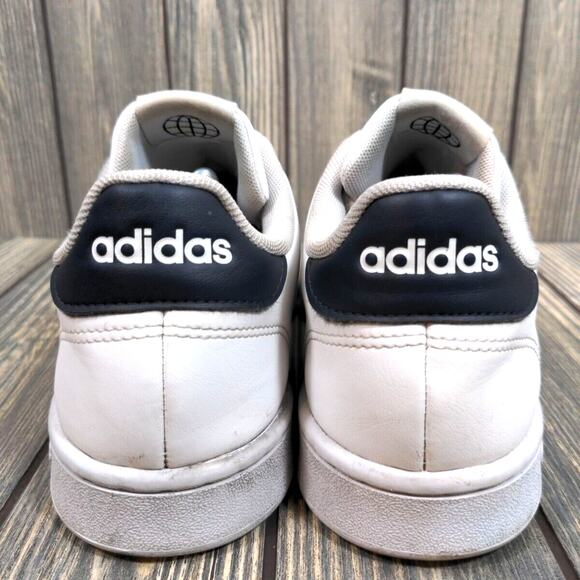 Adidas Men Advantage Cloud White Legend Ink Low Sneakers Shoes 7 Women 9 GZ5299 - Picture 4 of 11